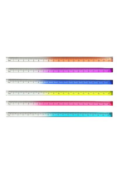 Maxx Acrylic Cube Ruler 20 cm 1 Piece