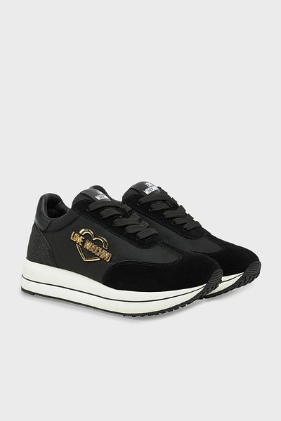 Love Moschino Leather Suede Detailed Sneaker Shoes Shoes Ja15074G1Mina00A