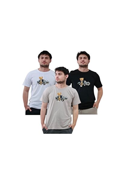 TKT Μπλουζάκι Unisex Printed 3 Pieces Comfortable Fit Προϊόν