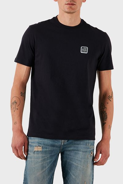 Armani Exchange Armani Exchage 100% bumbac, cu croială normală, cu decolteu, cu logo, tricou pentru bărbați XM 000546   AF10361 U
