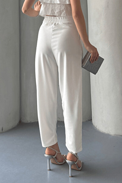 Paw Garage Pantaloni confortabili Scuba Harem - țesătură creponată