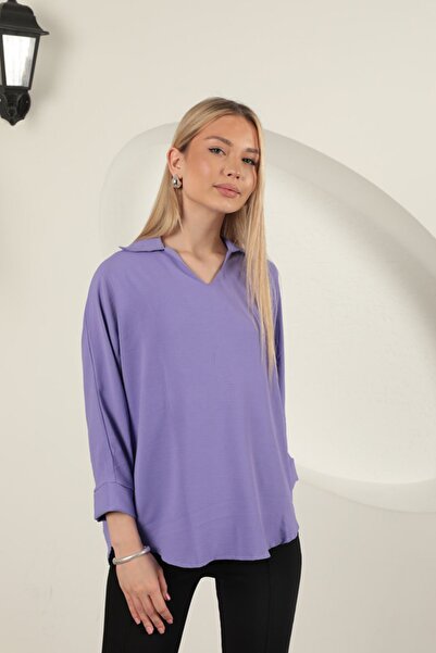 Remon Дамска блуза с V-образно деколте Aerobin Fabric