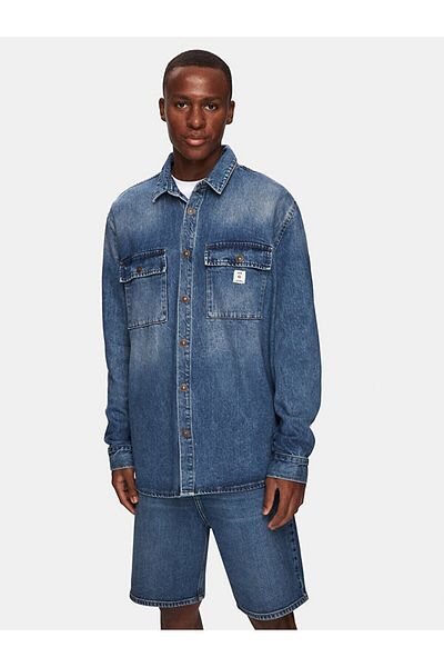 Ltb Τζιν πουκάμισο Steven Oversize