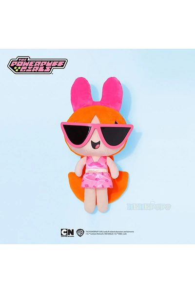 Choice 23cm Blossom Beach New 23cm/35cm Cartoon Anime The Powerpuff Girls Plush Toys Cute Beach Dress Bloss