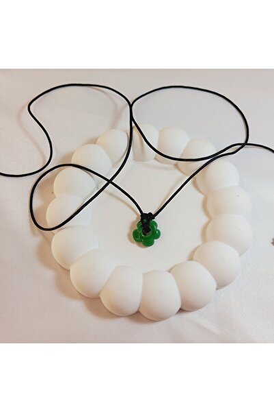 Crystal Atelier الدانتيل يصل قابل للتعديل سلسلة زهرة زجاج مورانو مطرز قلادة ق...