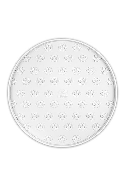 Choice 28X28CM White Pet Placemat Cat Food Pad Dog Bowl Mat Pet Feeding Mat Prevent Food and Water Spills P