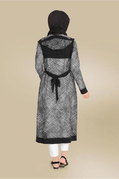 Alvina Hooded Belden Birded Tunic 40719