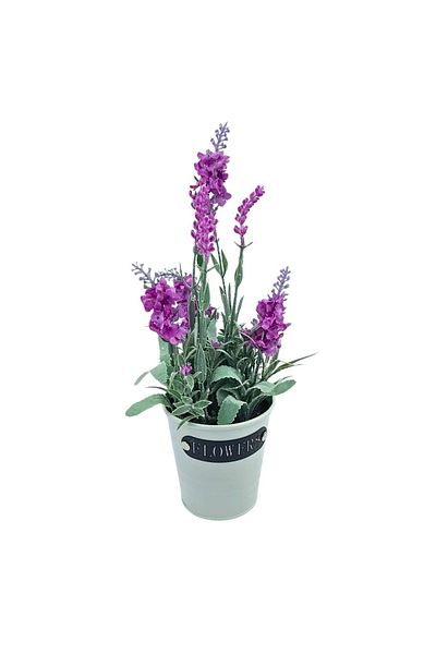 Koopman Plantă artificială în ghiveci, lavandă, dimensiuni 28x9 cm, culoare lila