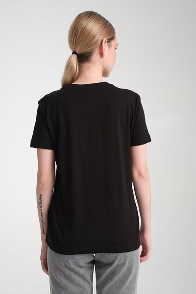 Store 100% Cotton Relaxed Fit Crew Neck T-Shirt - Minimalist Text Design