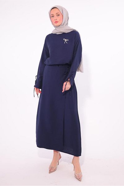 TRENDTESETTÜR Γυναικείο Navy Blue καρφίτσα Etelyi Suit T 7974