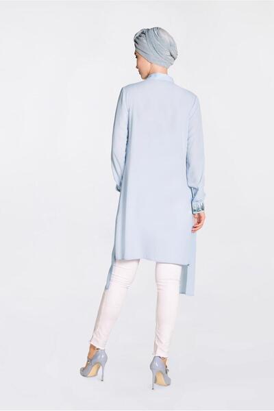 Alvina Pul Payet Detail Asymetric Chiffon Tunic 4077-1