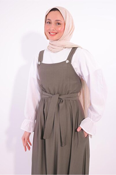 TRENDTESETTÜR ΓΥΝΑΙΚΕΙΟ ΦΟΡΕΜΑ SALOPET MINK ΜΕ ΖΩΝΗ T 8974