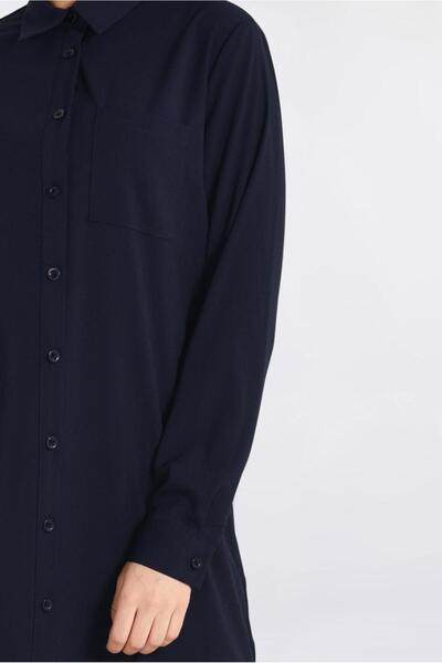 Alvina Buttoned and Pocket Detailed Tunic 4397