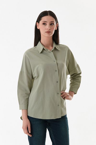 Fulla Moda Πουκάμισο Oversize Cut Basic