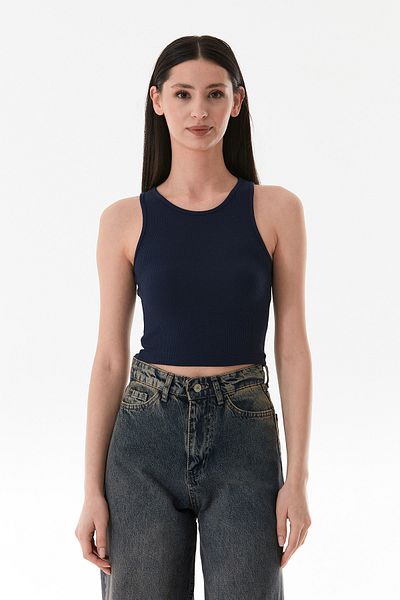 Fulla Moda Basic Ribbed Halter Neck Modal Body