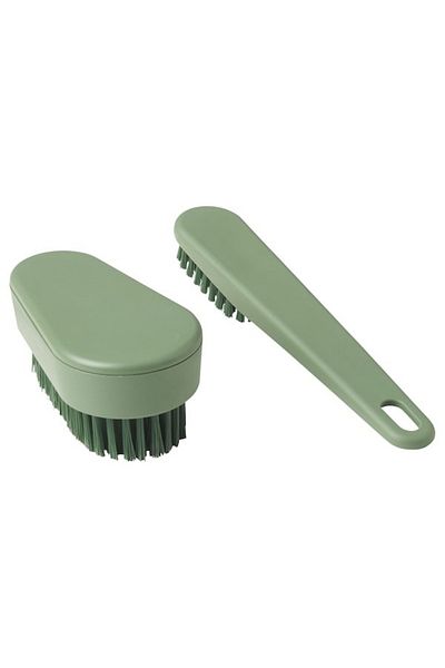 IKEA PEPPRIG Scrubbing Brush, Set of 2, Green – Effective Cleaning for Every Surface