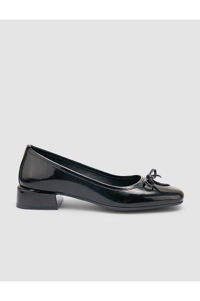 Cabani 100% Genuine Leather Black Women's Ballerinas