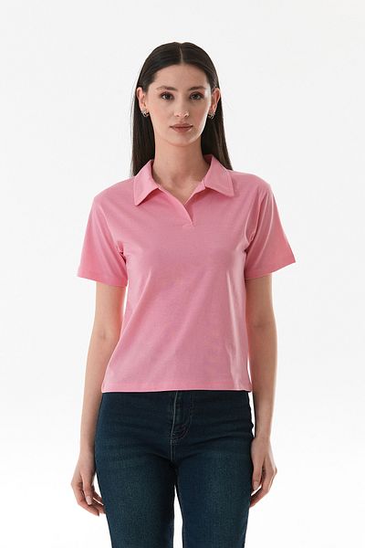 Fulla Moda Basic Polo T-Shirt με λαιμόκοψη