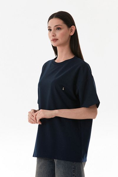 Fulla Moda Oversize T-Shirt with Teddy Bear Detail