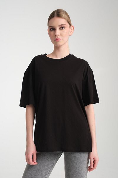 Store 100% Cotton, Crew Neck, Oversize, Short Sleeve Basic T-Shirt