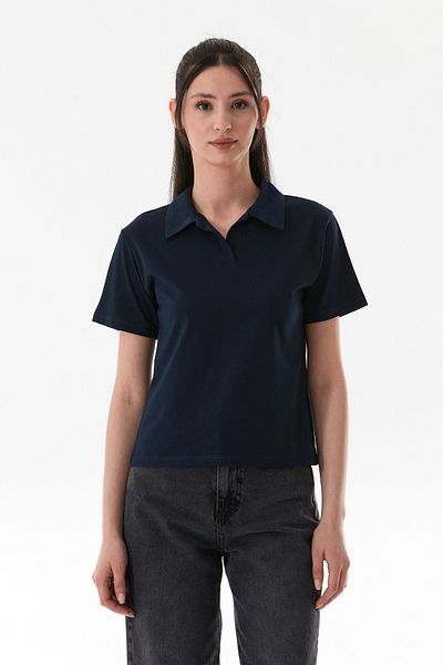 Fulla Moda Basic Polo Neck T-Shirt