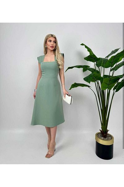 MODA DURAĞI Sequential Pearl Midi Dress