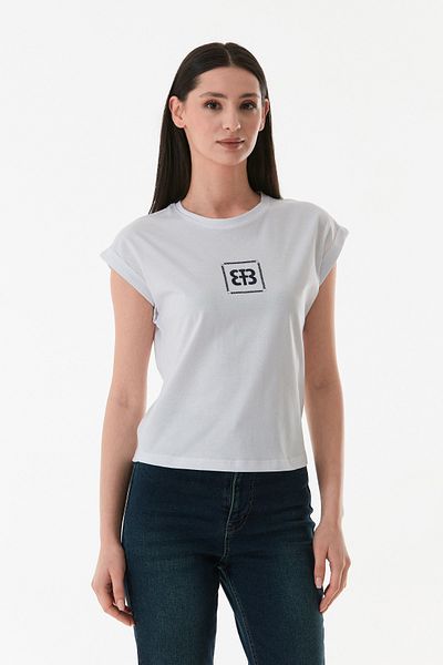Fulla Moda Tricou brodat cu litera B