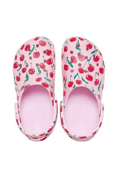 Crocs Papuci pentru femei Classic Fresh Fruits Clog - roz