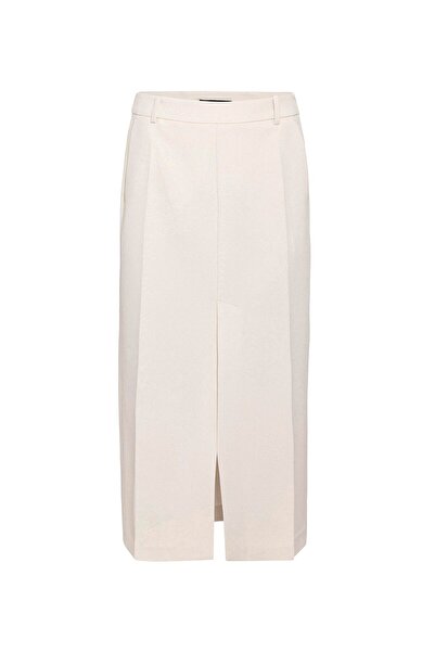 Antioch Ecru Slit Women's Pencil Skirt