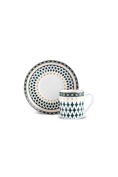Karaca Melda Coffee Cup and Saucer 105 ml