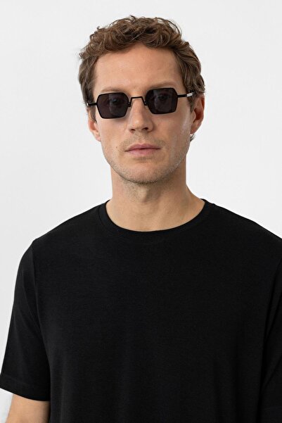 Antioch Black Regular Fit Basic Men's T-Shirt