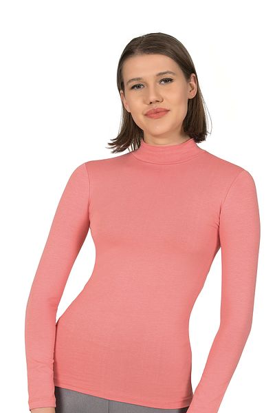 ÖZKAN underwear Özkan 26031 Γυναικείο βαμβακερό μακρυμάνικο κορμάκι με ζιβάγκο
