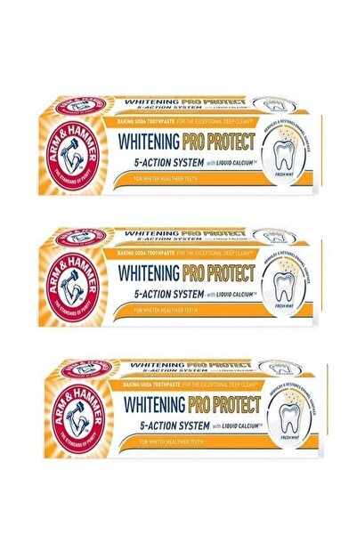Arm&Hammer Arm & Hammer Whitening Pro Protect Fresh Mint Diş Macunu 75ml x3