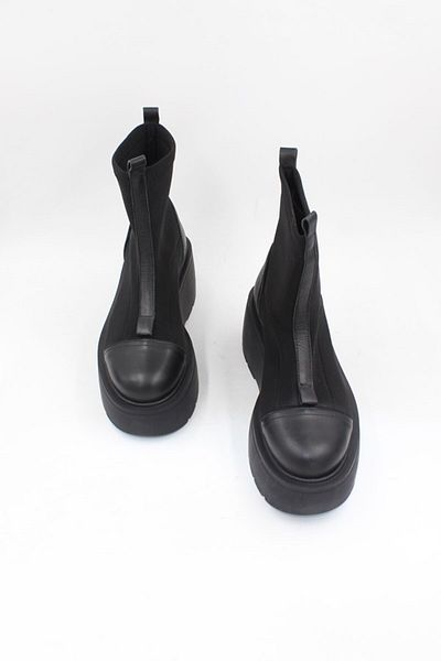 ENDİCAN 843222556 Genuine Leather Women's Boots BLACK LEATHER STREC