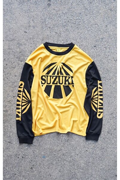 Overdrive Suzuki Sarı Forma Uzun Kol T-shirt