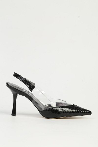 Pierre Cardin Μαύρα γυναικεία παπούτσια με τακούνι PC-54501