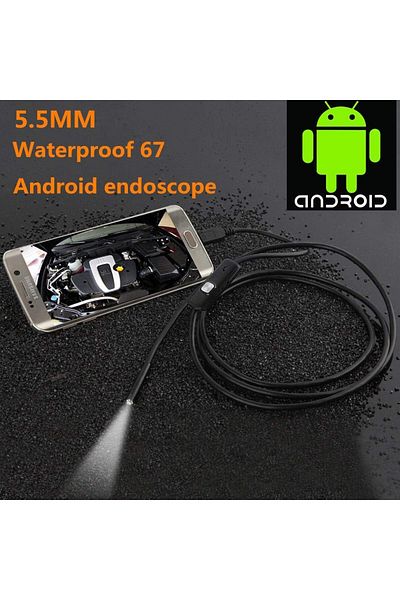 fulina 7 mm Endoscope Camera,1 meter cord,IP67 Waterproof,For OTG Compatible Android Smart Phones