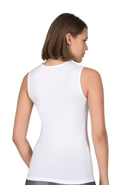 ÖZKAN underwear Özkan 26061 Women's Cotton Zero Sleeve Crew Neck Body
