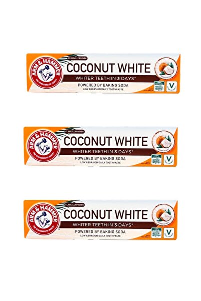 Arm&Hammer Arm & Hammer Coconut White Diş Macunu 75ml x3