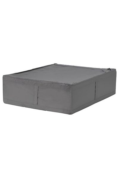 IKEA SKUBB Storage Case, Dark Grey, 65x53x19 cm – Space-Saving, Dust-Proof Organizer