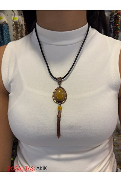 BONCADAS SPECIAL HANDCRAFTED COPPER NECKLACE WITH NATURAL STONES