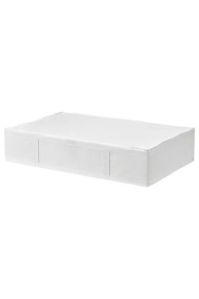 IKEA SKUBB Storage Case, White, 90x53x19 cm – Dust-Proof & Space-Saving Organizer | IKEA