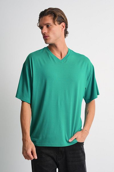 ALEXANDERGARDI Tricou supradimensionat cu decolteu în V (E24-742A)