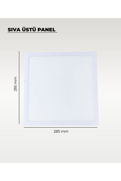 AC AYDINLATMA 24w Surface Mounted Square Led Panel White Light