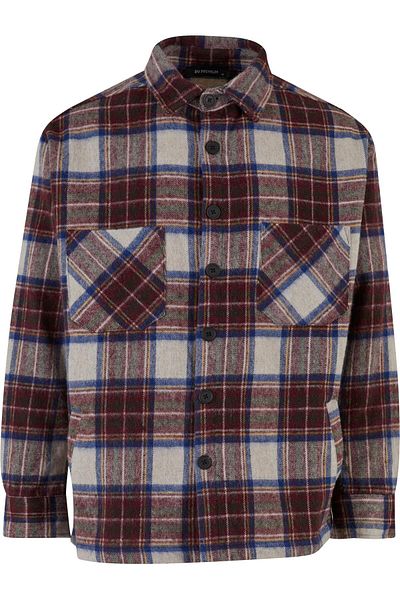 2Y Herren Flannel Button Shirt
