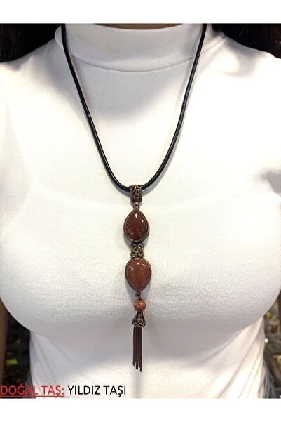 BONCADAS SPECIAL HANDCRAFTED COPPER NECKLACE WITH NATURAL STONES