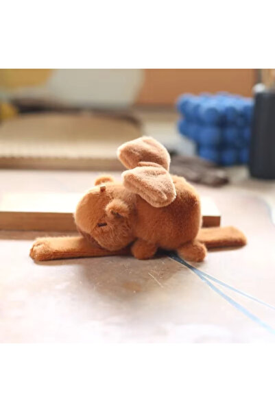 LRS STORE Kanatları Hareket Eden Kapibara Peluş Bileklik Kola Tutunan Yeni Capybara Oyuncak