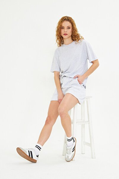 GIA - ART Ženska udobna 100% pamuk ležerna majica kratkih rukava