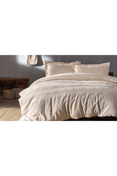 Bellona Carla Double Bedding Set, Cream