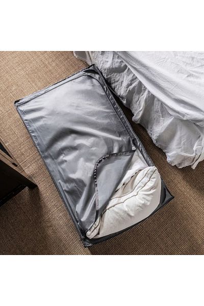 IKEA SKUBB Storage Case, Dark Grey, 90x53x19 cm – Underbed Organizer with Handle